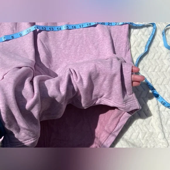 NWOT Lululemon Find Your Unwind Pullover Heathered Pink Taupe size 12 - Picture 11 of 14